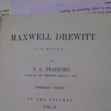 Libros antiguos: 001. MAXWELL DREWITT. TRAFFORD.1866. VOL 1. Lote 206899866