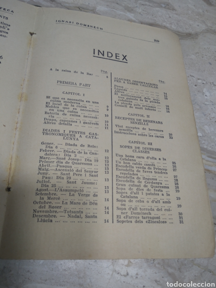 Libros antiguos: Libro de recetas de cocina la teca Ignasi domenech primera edición - Manresa - Foto 2 - 206957680