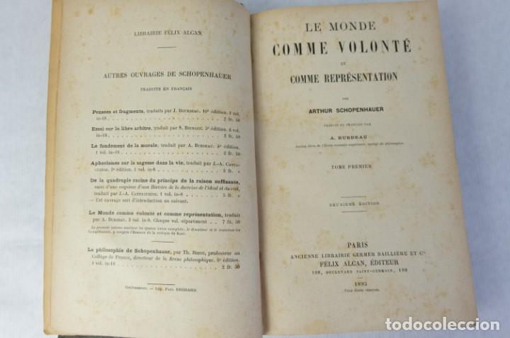 Schopenhauer Le Monde Comme Volonté Et Comme Représentation