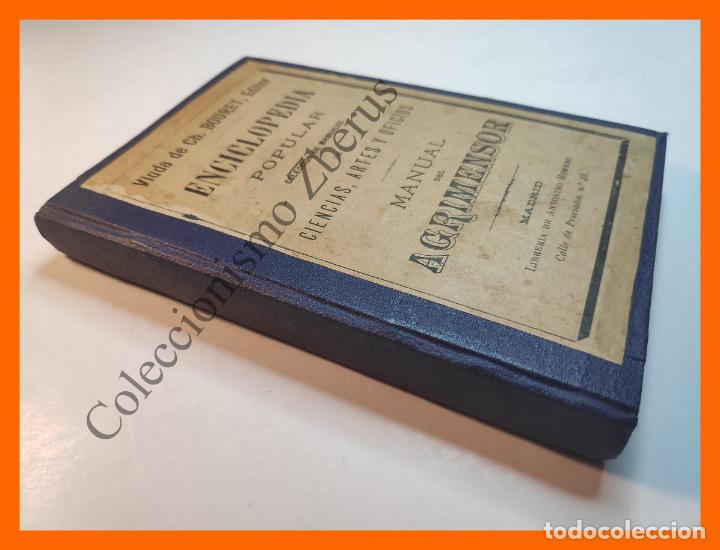 Libros antiguos: Manual del Agrimensor que contiene a m&aacute;s de las mediciones, las tablas... - Faustino Bastus - Foto 1