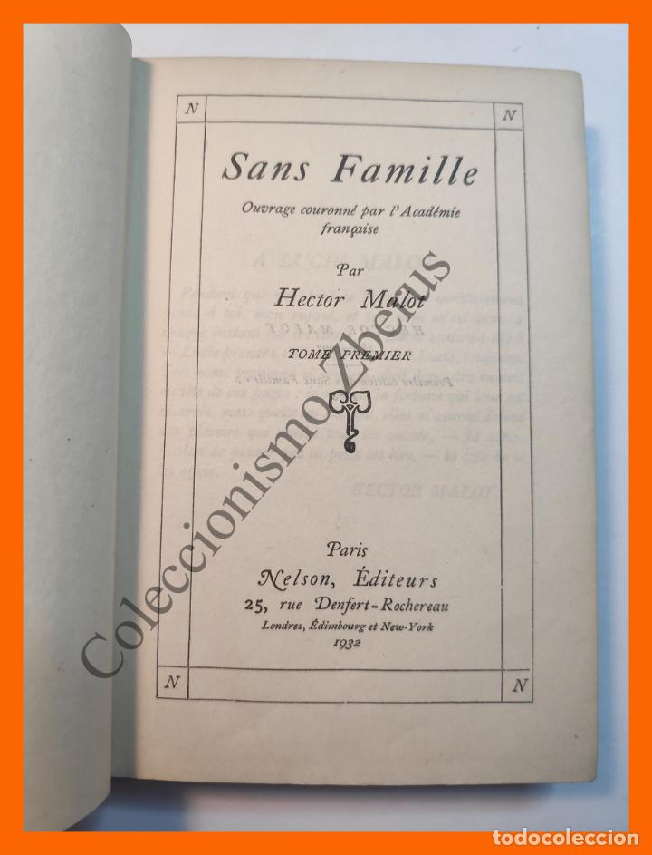 Libros antiguos: Sans Famille - Hector Malot (2 Tomos) - Foto 2