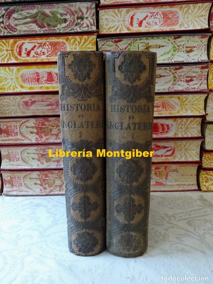 Antiquarische B&uuml;cher: HISTORIA DE INGLATERRA desde los timepos mas remotos hasta nuestros dias. 2 Vols. Autor : SAINT-PROS