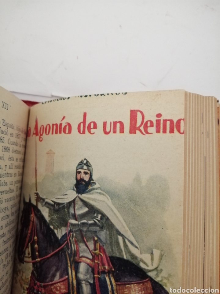 Libros antiguos: EPISODIOS HIST&Oacute;RICOS. Serie IV y I: 20 TOMITOS - Foto 11