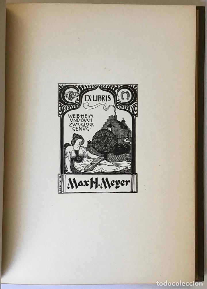 Libros antiguos: EX LIBRIS BERNHARD WENIG. - WENIG, Bernhard. - Foto 3