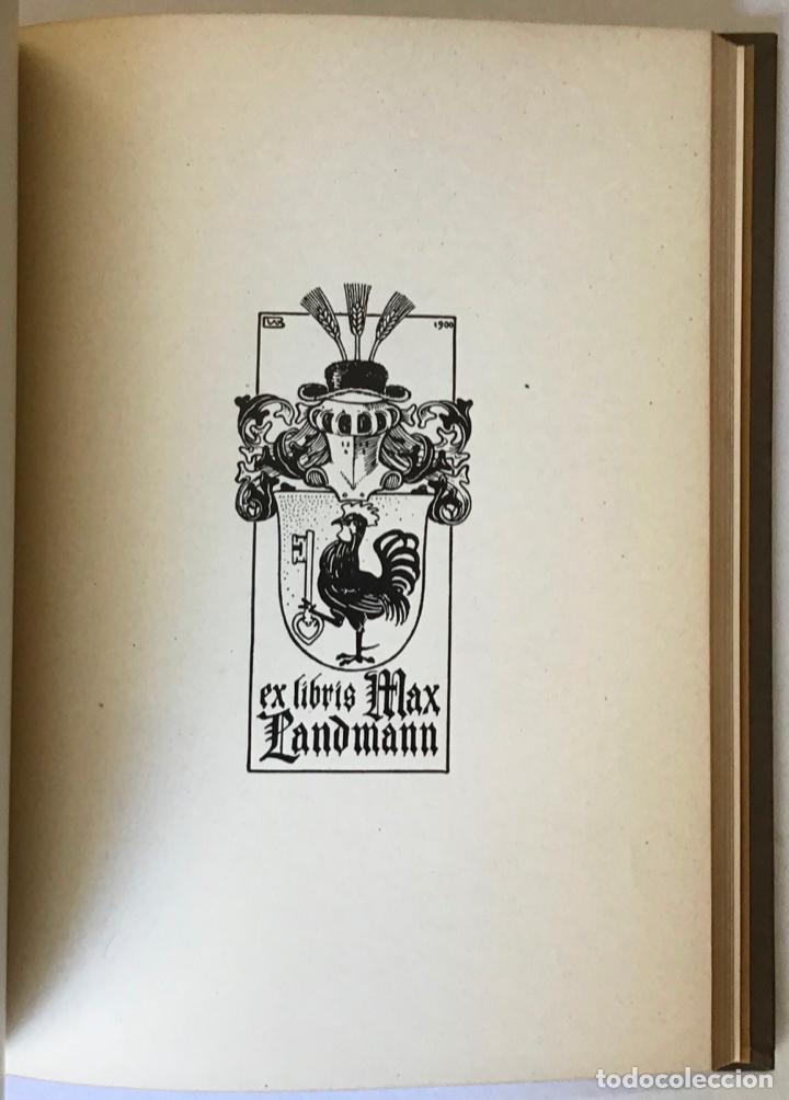Libros antiguos: EX LIBRIS BERNHARD WENIG. - WENIG, Bernhard. - Foto 4