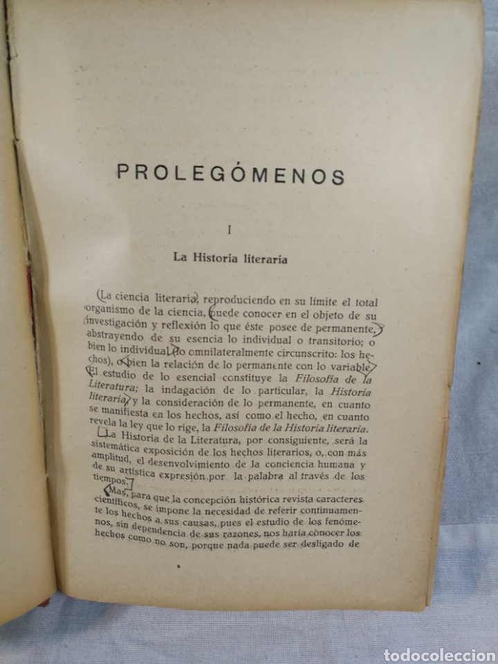 Libros antiguos: INSTITUCIONES DE HISTORIA LITERARIA - Foto 2