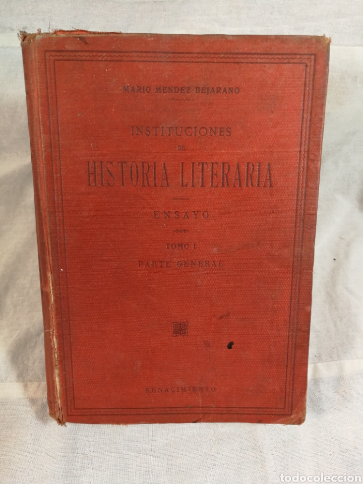 Libros antiguos: INSTITUCIONES DE HISTORIA LITERARIA - Foto 1