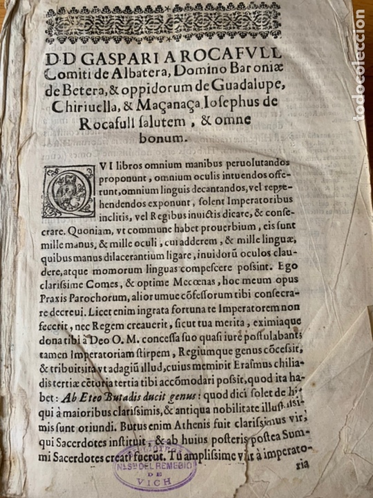 Libros antiguos: L- Rocafvull Praccis- Moraijs - Foto 5