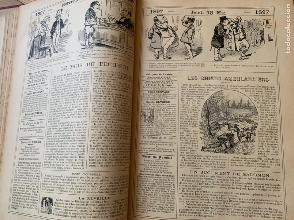 Libros antiguos: L- Almanach Vermot, 1887 - Foto 7