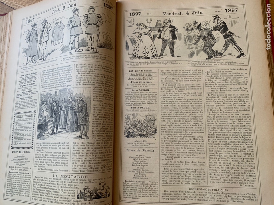Libros antiguos: L- Almanach Vermot, 1887 - Foto 8