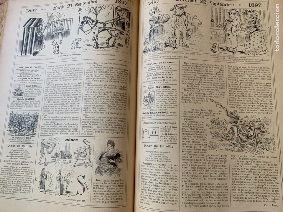 Libros antiguos: L- Almanach Vermot, 1887 - Foto 9