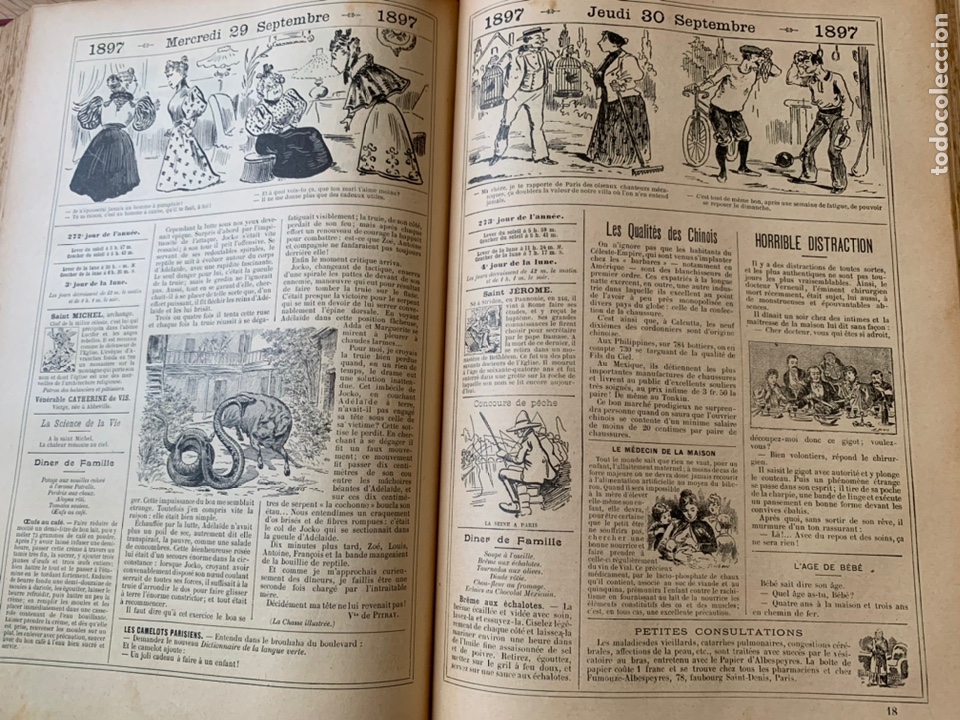 Libros antiguos: L- Almanach Vermot, 1887 - Foto 10