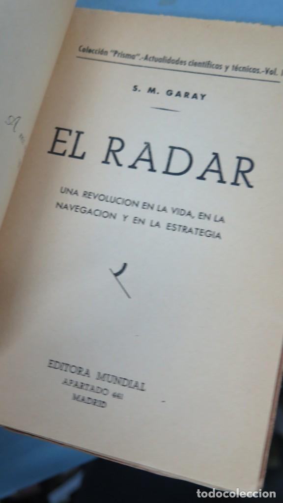 Libros antiguos: EL RADAR. S.M. GARAY - Foto 2