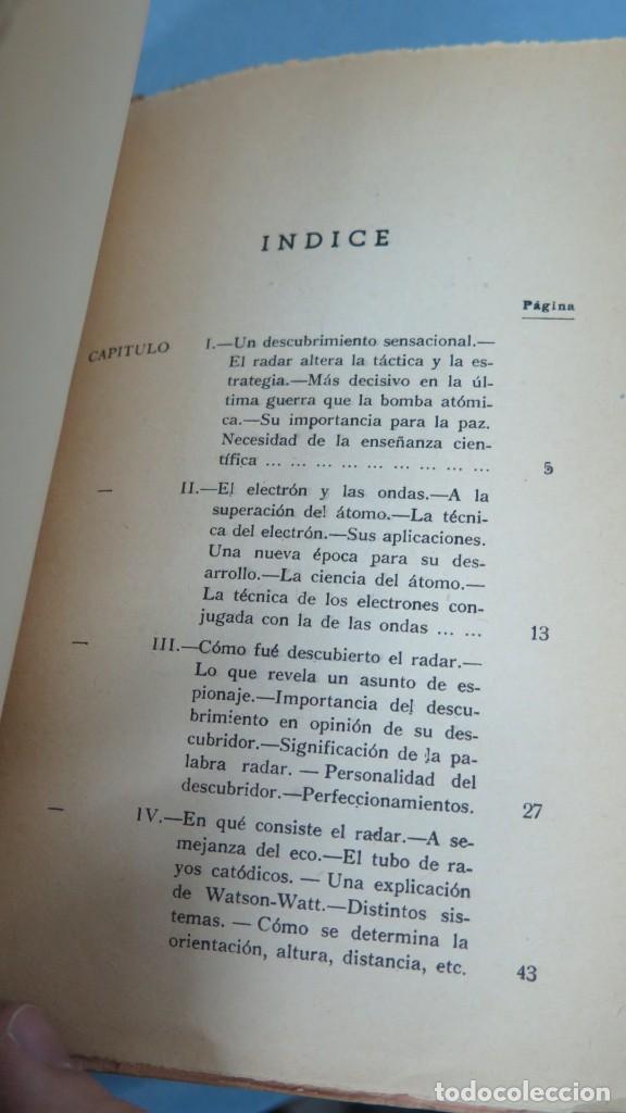 Libros antiguos: EL RADAR. S.M. GARAY - Foto 3