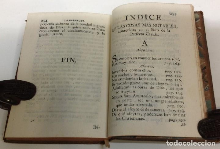 Libros antiguos: FRAY LUIS DE LEON ... LA PERFECTA CASADA ... 1786 - Foto 4