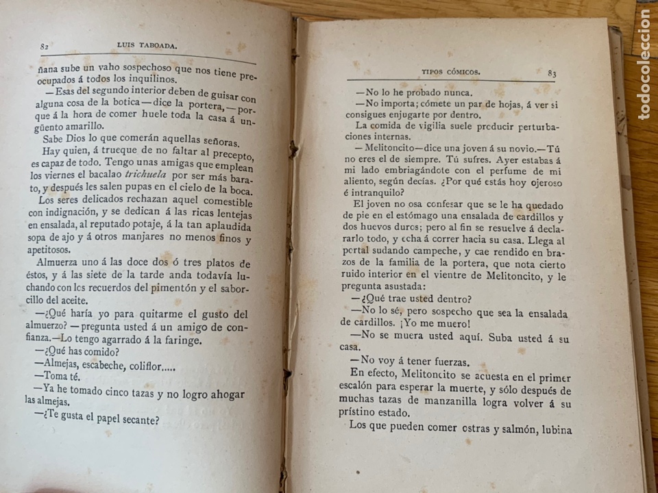 Libros antiguos: L- Tipos C&oacute;micos, Luis Taboada, 1897 - Foto 8