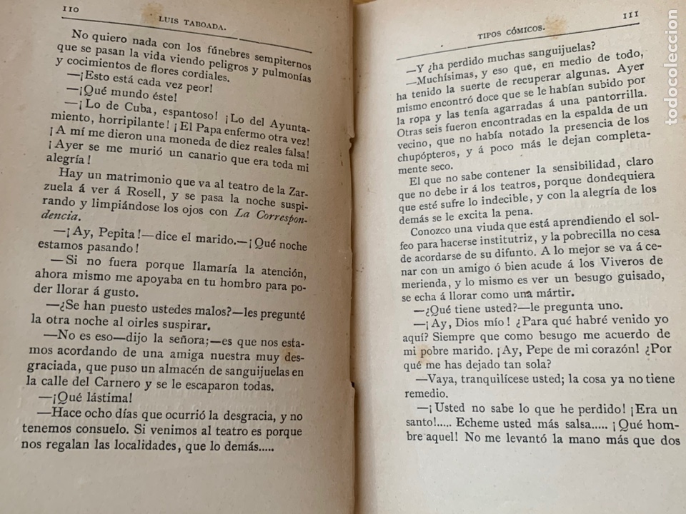 Libros antiguos: L- Tipos C&oacute;micos, Luis Taboada, 1897 - Foto 9