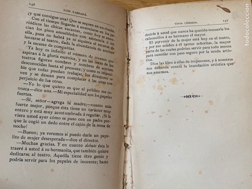 Libros antiguos: L- Tipos C&oacute;micos, Luis Taboada, 1897 - Foto 10
