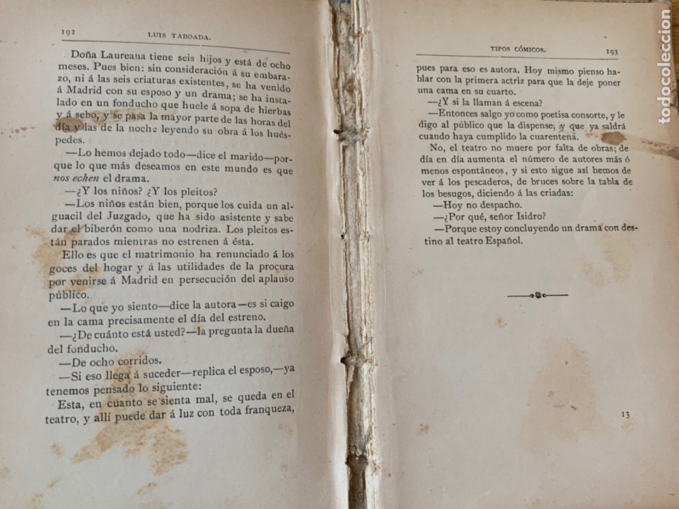 Libros antiguos: L- Tipos C&oacute;micos, Luis Taboada, 1897 - Foto 11