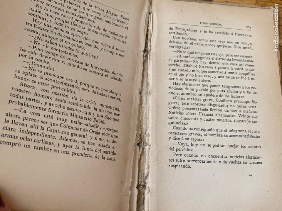 Libros antiguos: L- Tipos C&oacute;micos, Luis Taboada, 1897 - Foto 12