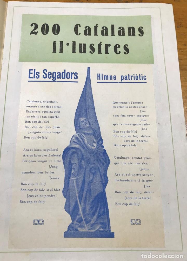 Libros antiguos: 200 CATALANS IL-LUSTRES - Foto 2