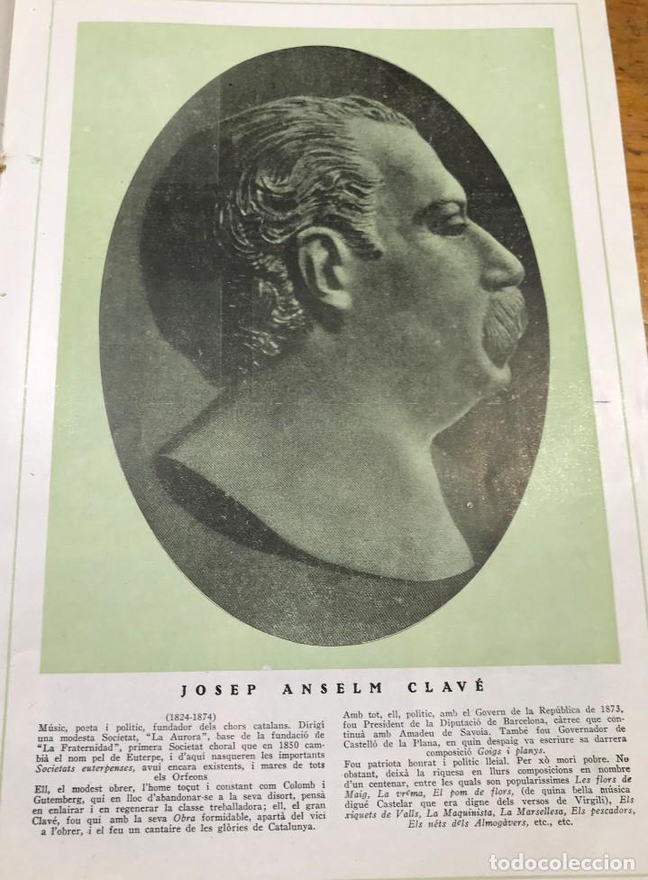Libros antiguos: 200 CATALANS IL-LUSTRES - Foto 6