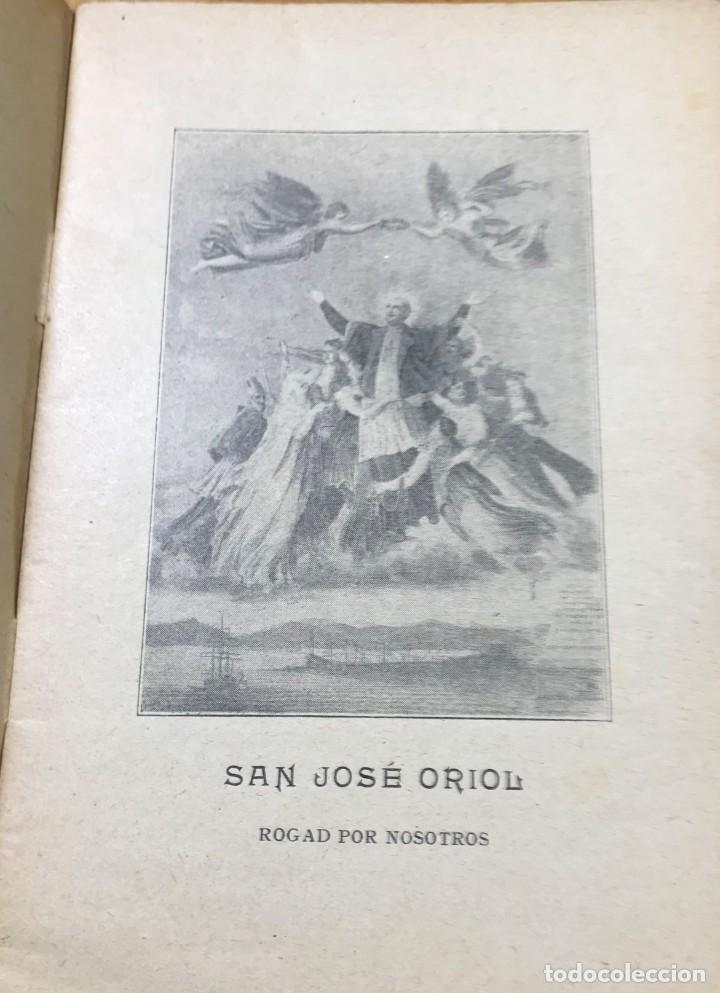 Libros antiguos: COMPENDIO DE LA VIDA SAN JOSE ORIOL - Foto 3