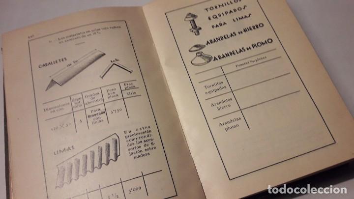Libros antiguos: AGENDA URALITA 1933. Ejemplar numerado. Ingeniero A. Landaluce (Formulario de Hidráulica) - Foto 7 - 208301871