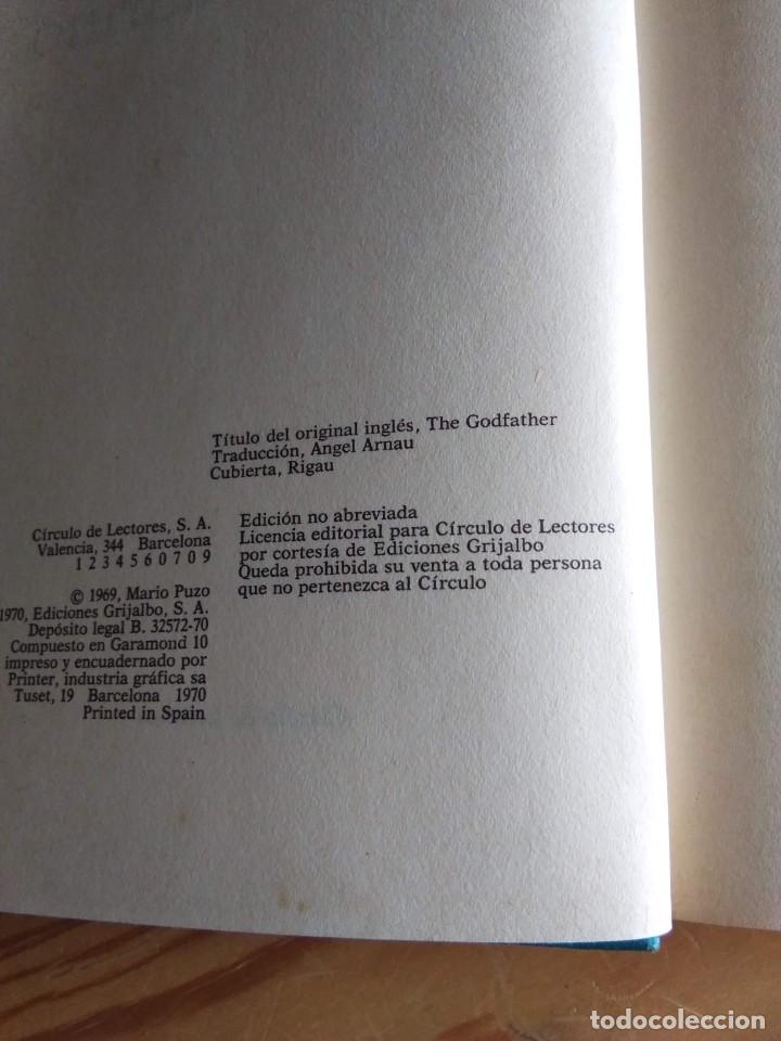 Libros antiguos: EL PADRINO. MARIO PUZO. - Foto 3