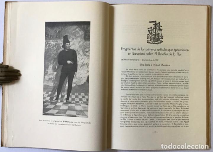 Libros antiguos: BODAS DE PLATA DEL RETABLO DE LA FLOR. - [MASRIERA, Luis.] - Foto 5