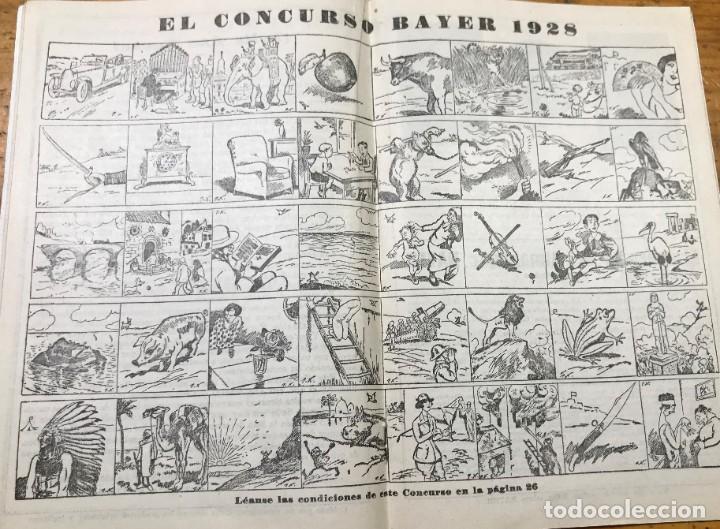 Libros antiguos: ALMANAQUE BAYER PARA 1928 - Foto 4