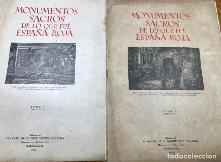 Old books: MONUMENTOS SACROS DE LO QUE FUE ESPA&Ntilde;A ROJA