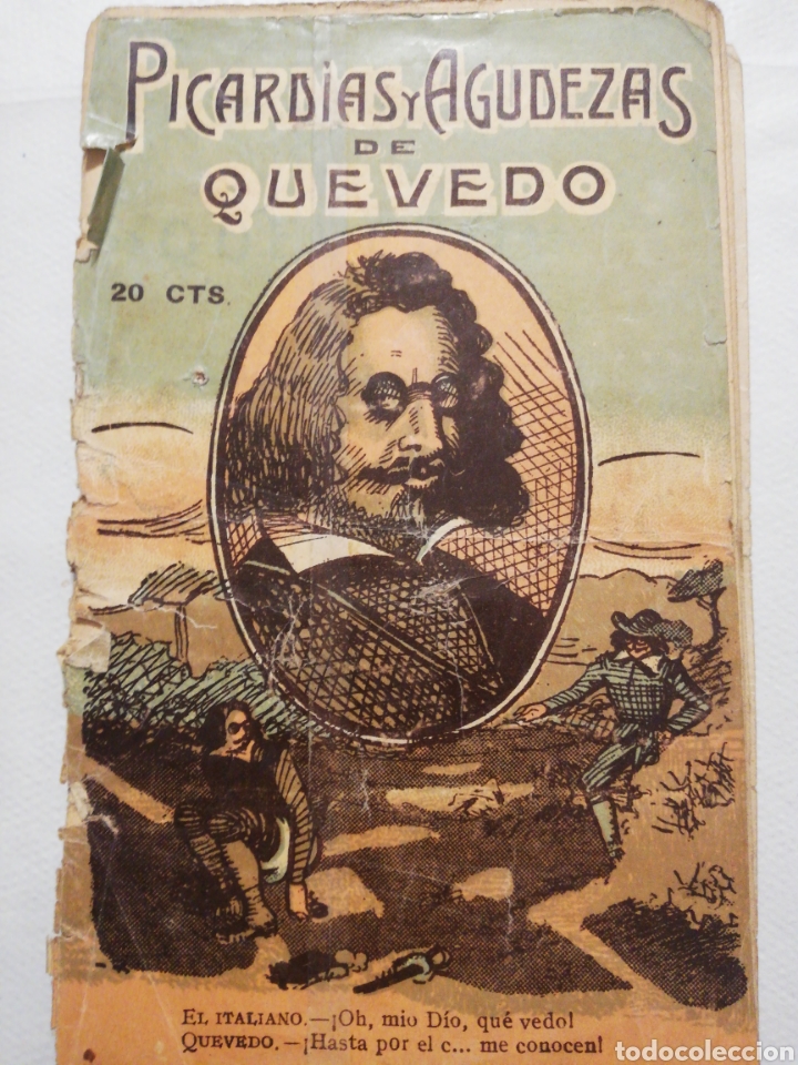 Libros antiguos: Picard&iacute;as y agudezas de Quevedo
