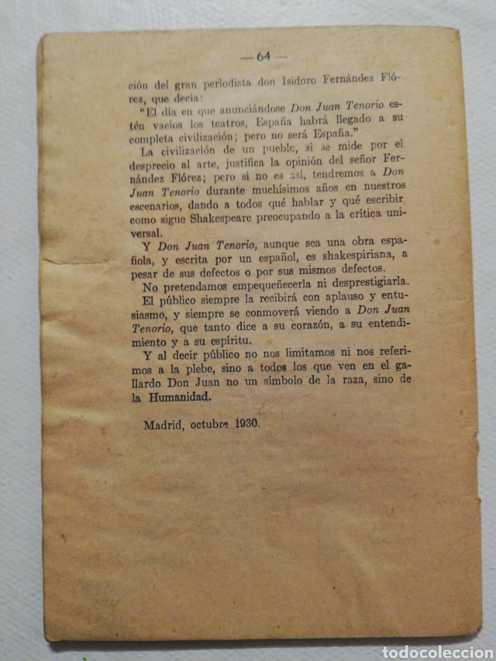 Libros antiguos: Don Juan Tenorio - Foto 3