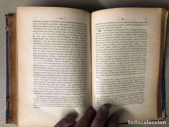 Libros antiguos: LECCIONES DE LITERATURA GENERAL Y ESPAÑOLA POR D. FRANCISCO SÁNCHEZ DE CASTRO. (1890) - Foto 11 - 208572952
