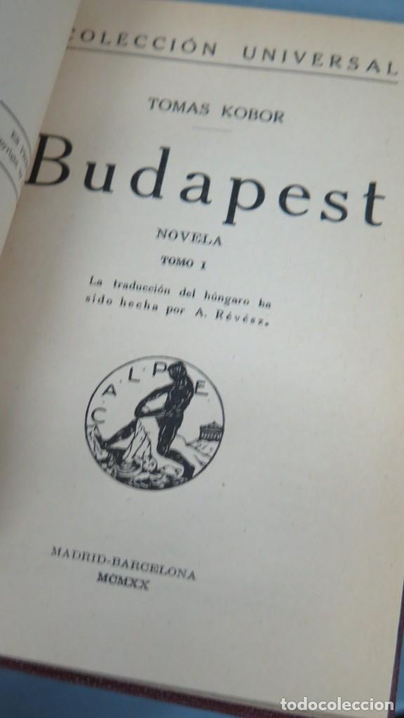 Libros antiguos: 1920.- BUDAPEST. TOMAS KOBOR. 2 TOMOS - Foto 2