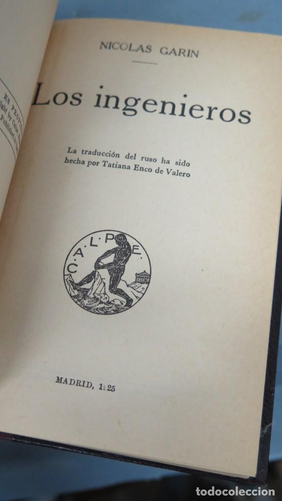 Libros antiguos: 1925.- LOS INGENIEROS. GARIN - Foto 2