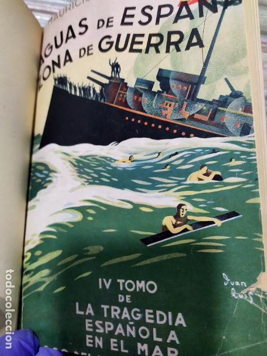 Antiquarische B&uuml;cher: Tragedia espa&ntilde;ola en el mar tomo iii y iv