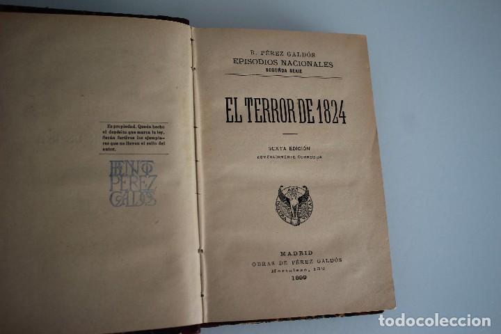Libros antiguos: EL TERROR DE 1824 BENITO PEREZ GALDOS 1898 - Foto 1