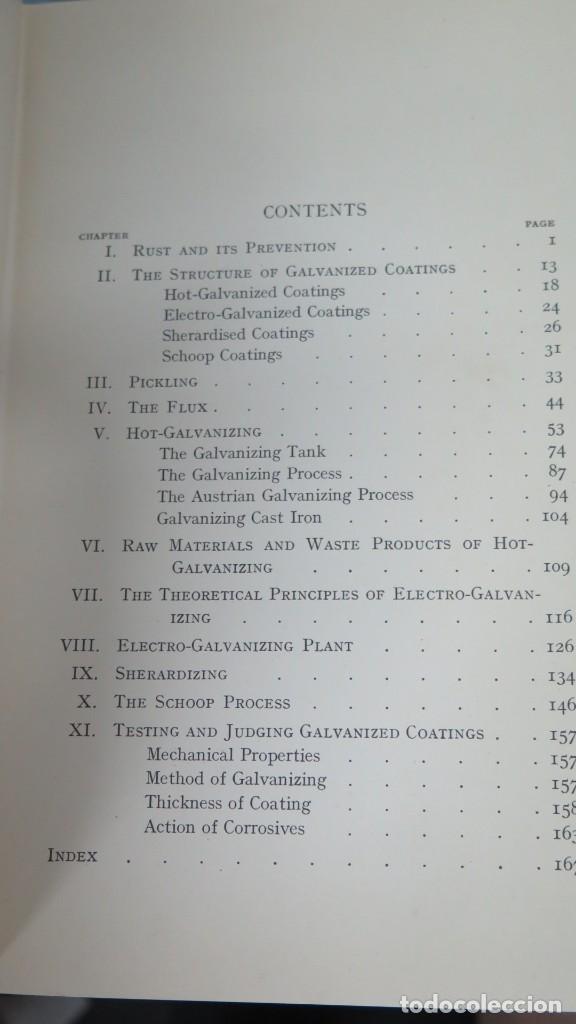 Libros antiguos: 1926.- GALVANIZING. BABLING - Foto 3