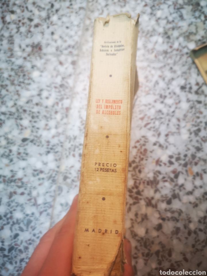 Libros antiguos: LEY Y REGLAMENTO DE IMPUESTO DE ALCOHOLES, 1933 - Foto 2