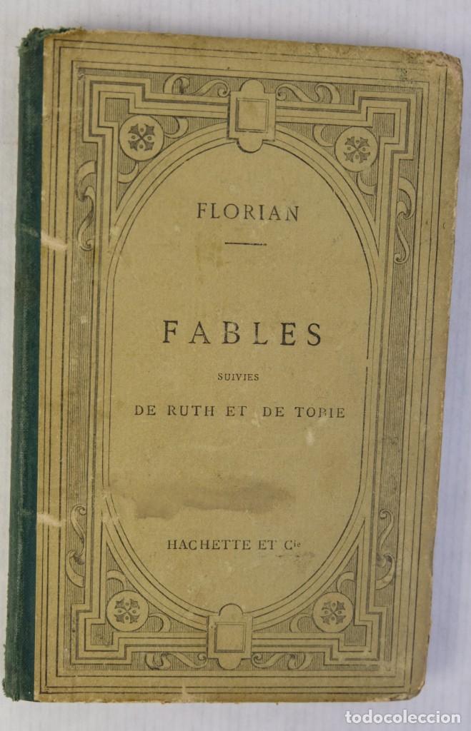 Libros antiguos: Fables-Florian-Librairie Hachette, Paris 1877 - Foto 1