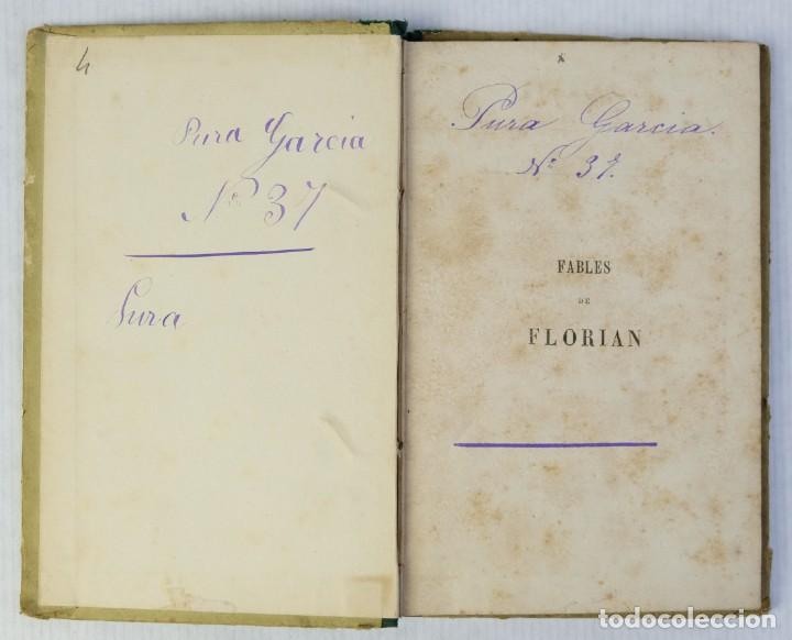 Libros antiguos: Fables-Florian-Librairie Hachette, Paris 1877 - Foto 9