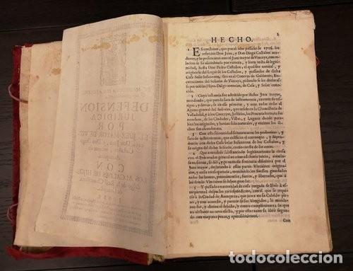 Libros antiguos: Documento Casta&ntilde;o 1. Libro. A&ntilde;o 1716 - Foto 3