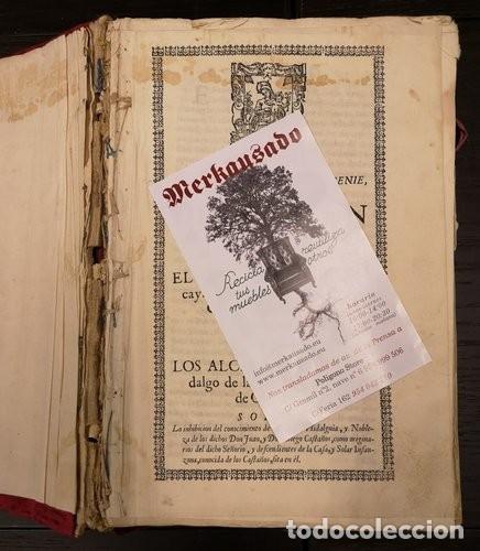 Libros antiguos: Documento Casta&ntilde;o 1. Libro. A&ntilde;o 1716 - Foto 4