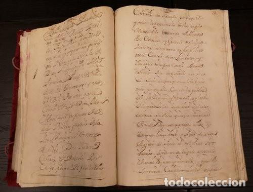 Libros antiguos: Documento Casta&ntilde;o 1. Libro. A&ntilde;o 1716 - Foto 5