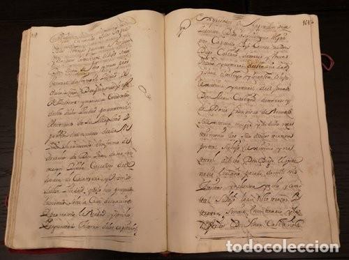 Libros antiguos: Documento Casta&ntilde;o 1. Libro. A&ntilde;o 1716 - Foto 7