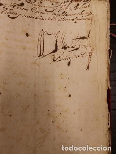 Libros antiguos: Documento Casta&ntilde;o 1. Libro. A&ntilde;o 1716 - Foto 11