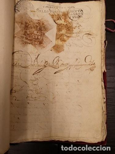Libros antiguos: Documento Casta&ntilde;o 1. Libro. A&ntilde;o 1716 - Foto 12