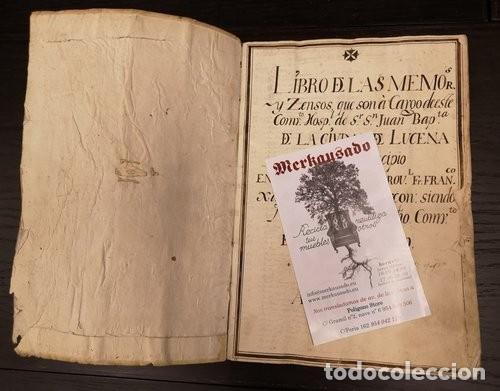Libros antiguos: Documento A&ntilde;o 1779. Libro Memorias - Foto 2